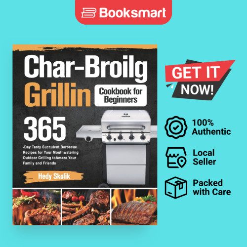 Char-Broil Grill Cookbook สําหรับผู้เริ่มต้น - ปกอ่อน - อังกฤษ - 9781915038661