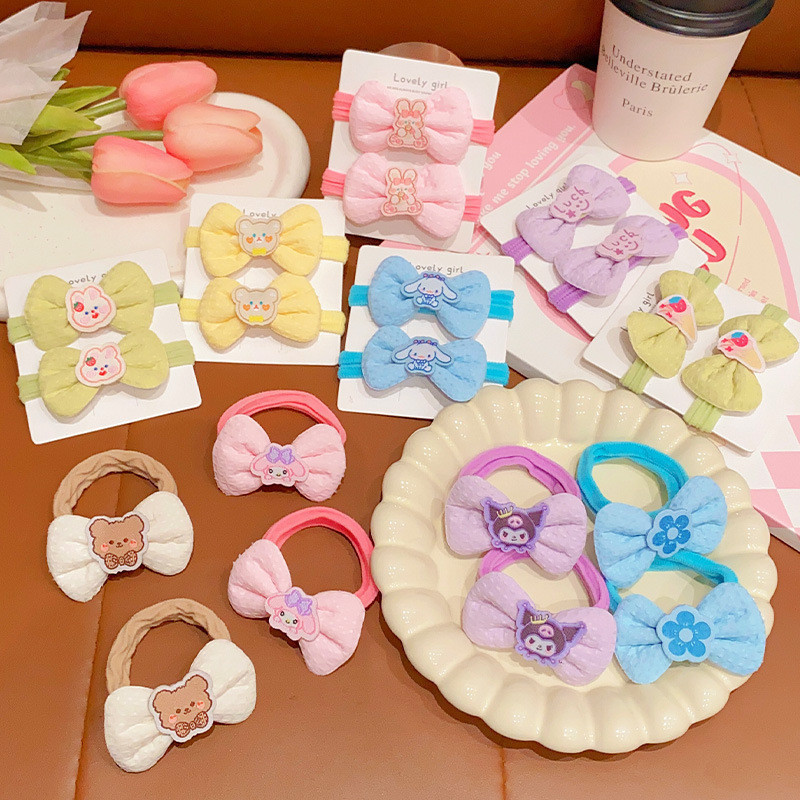 ยางมัดผมลายกาตูนสุดน่ารัก ขายเป็นชิ้น พร้อมส่ง