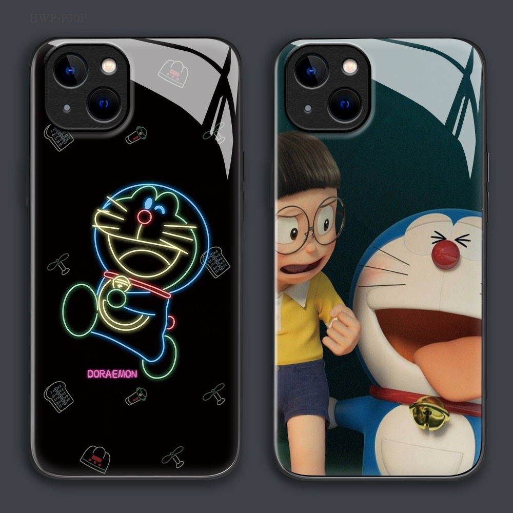 เคส For เคสแข็ง Huawei Y9 P30 P20 Honor X6B X7B X9B Pro Prime 2019 4G 5G เคสหัวเว่ย เคสโทรศัพท์ Case Glass BLK