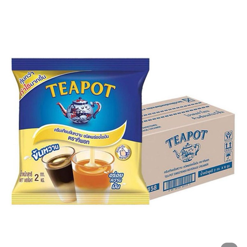 ทีพอท ครีมเทียมข้นหวาน ชนิดถุง 2กก. X 8