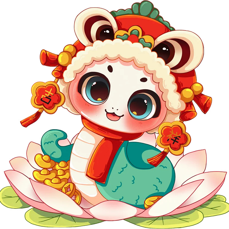 新款 งู年新宝贴纸防水防晒装饰墙面儿童房间车贴身ใหม่งูปีทารกสติกเกอร์ปีใหม่ครีมกันแดดกันน้ําชุดหยวนฉวนซือเย่168.ของฉัน20240922