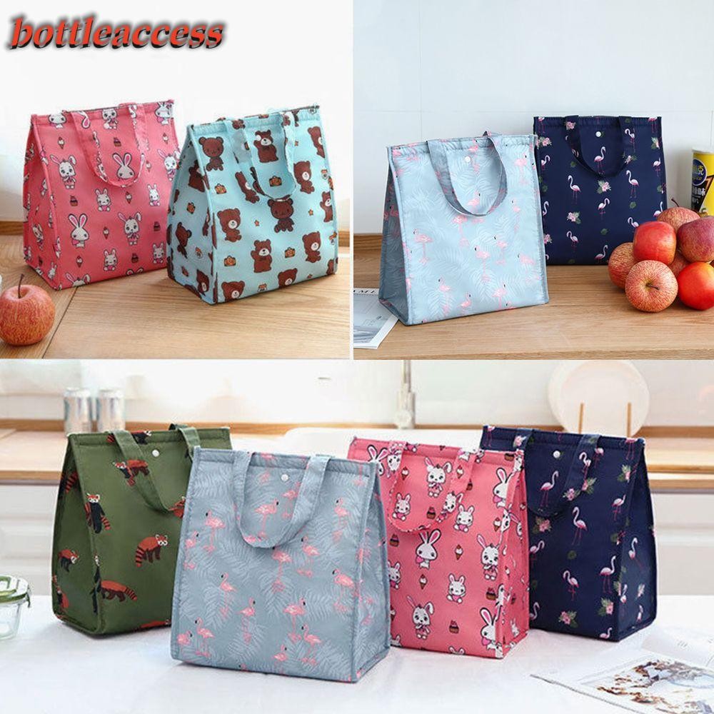 Bottleaccess Cooler Lunch Bag กระเป๋าเก็บของแบบพกพา Travel Breakfast Organizer
