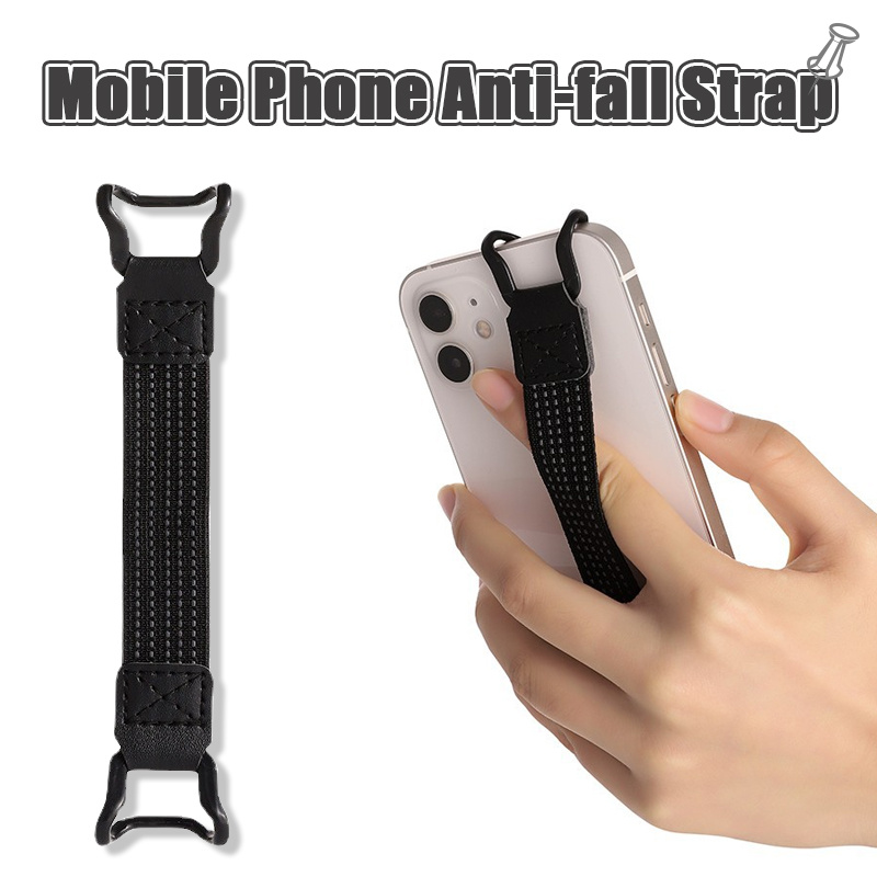 ใหม่ Universal โทรศัพท์ขาตั้ง Finger Grip สายรัดวงยืดหยุ่นวงเล็บโลหะ Anti-Slip และ Anti-Drop ขาตั้งมือถือ