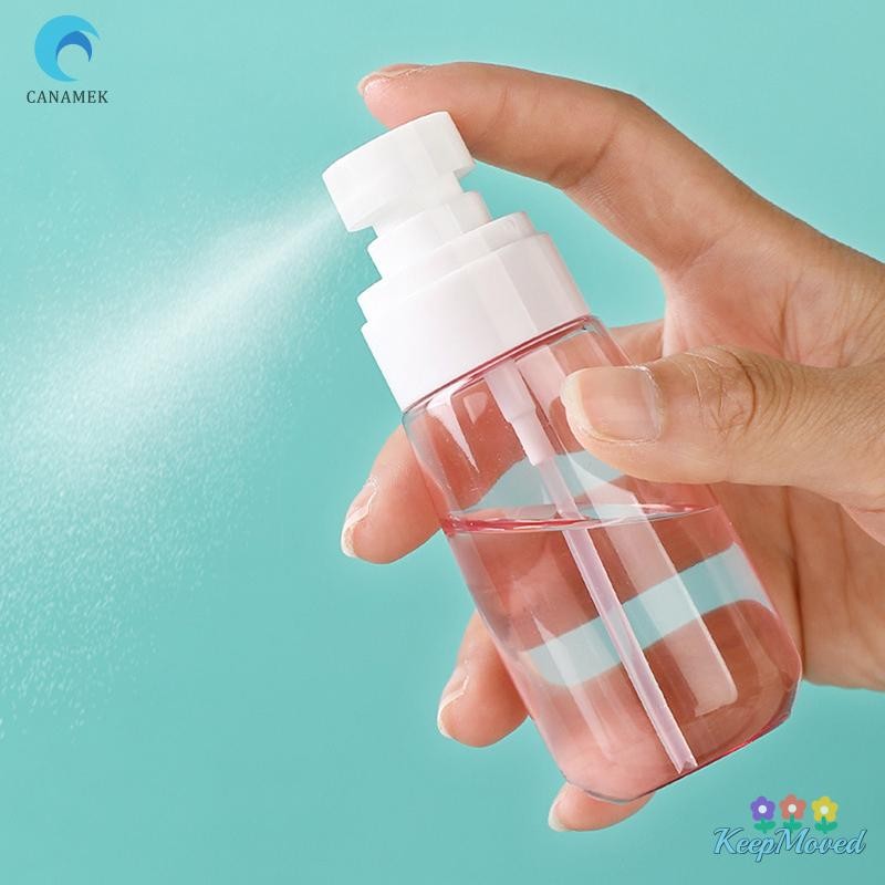Keepmoved 30ml/60ml/100ml Fine Mist ขวดพลาสติก Bottl โลชั่นปั๊ม Travel ขวดน้ําเติมใหม่