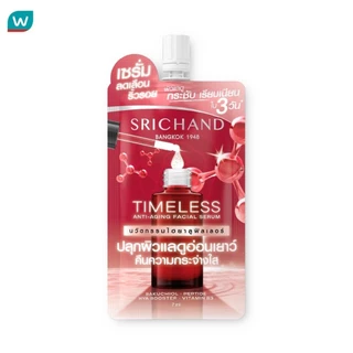 Srichand ศรีจันทร์ ไทม์เลส แอนตี้ เอจจิ้ง เฟเชียล เซรั่ม 7มล.