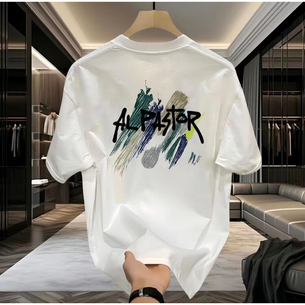 Basi💥 เสื้อยืด oversize unisex สกรีนหน้าหลัง ลาย "ALPASTOR" เป็ดเท่ๆ ผ้าคอตตอน100% ใส่สบาย แนวสตรีท ฮิปฮอป