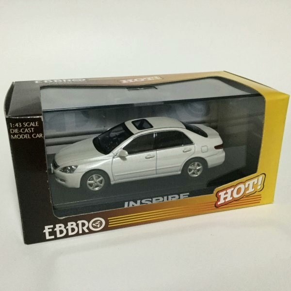 พร้อมส่ง honda inspire 1 43 Car Model, ebbro Brand, สีขาวหายากพิเศษ, Accord Seventh Generation ในประ