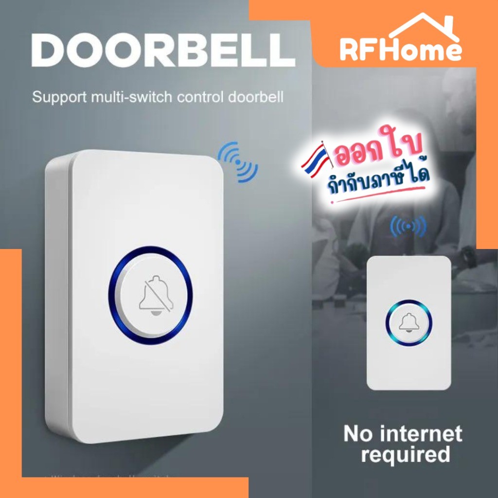 "พร้อมส่ง" กริ่งประตูไร้สาย ออดประตูไร้สาย Wireless doorbell (G23)