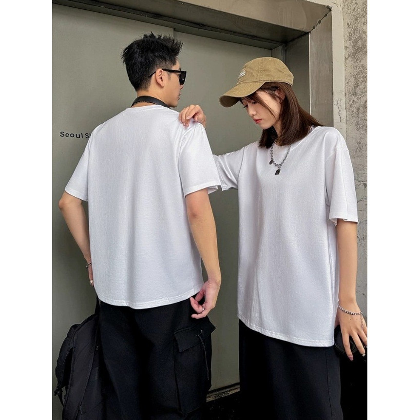 CTS เสื้อยืดผ้าคอตตอนสีพื้น ทรงสวยใส่สบาย ผ้าไม่ย้วย COTTON 100%