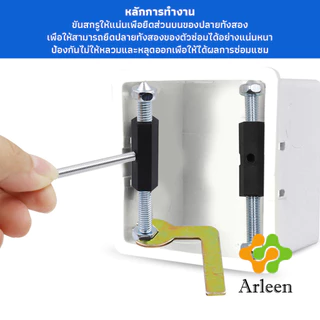 Arleen 1ชุด 10 ชิ้น (พิมพ์ 86) ชุดสวิทซ์ติดผนัง เบ้าเสียบผนังสวิทช์ ชุดเครื่องมือซ่อม Socket Cassette Repair