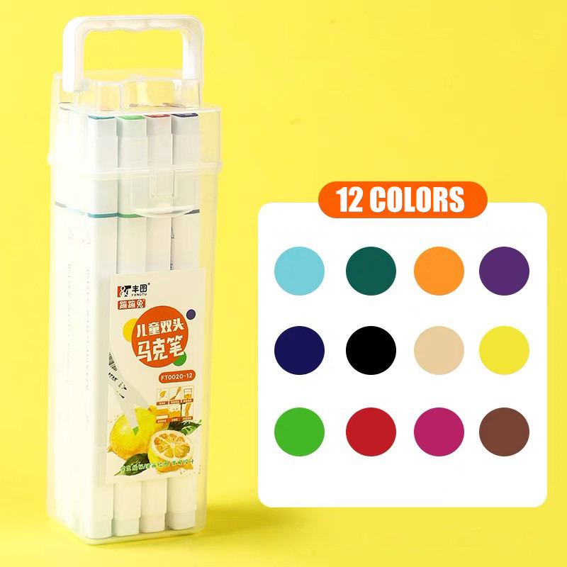 [พร้อมส่ง]🔥ปากกาอะคริลิค กันน้ำ 12/24/36/48สี เขียนได้ทุกพื้นผิว ปากกาเขียนแก้ว /พลาสติก/ไม้/เหล็ก/กระจก