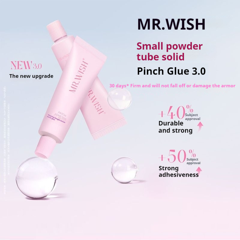 Mr.wish สวมเล็บแพทช์แข็งกาวติดเล็บกันน้ํา
