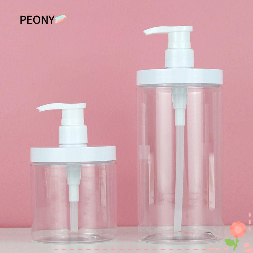 Peonypavilion ขวดปั๊ม, ตู้ทําสบู่อาบน้ํารีฟิล, ปากกว้างความจุขนาดใหญ่ 500/1000ml ขวดนม PET สําหรับแชมพูคอนดิชั่นเนอร์โลชั่น