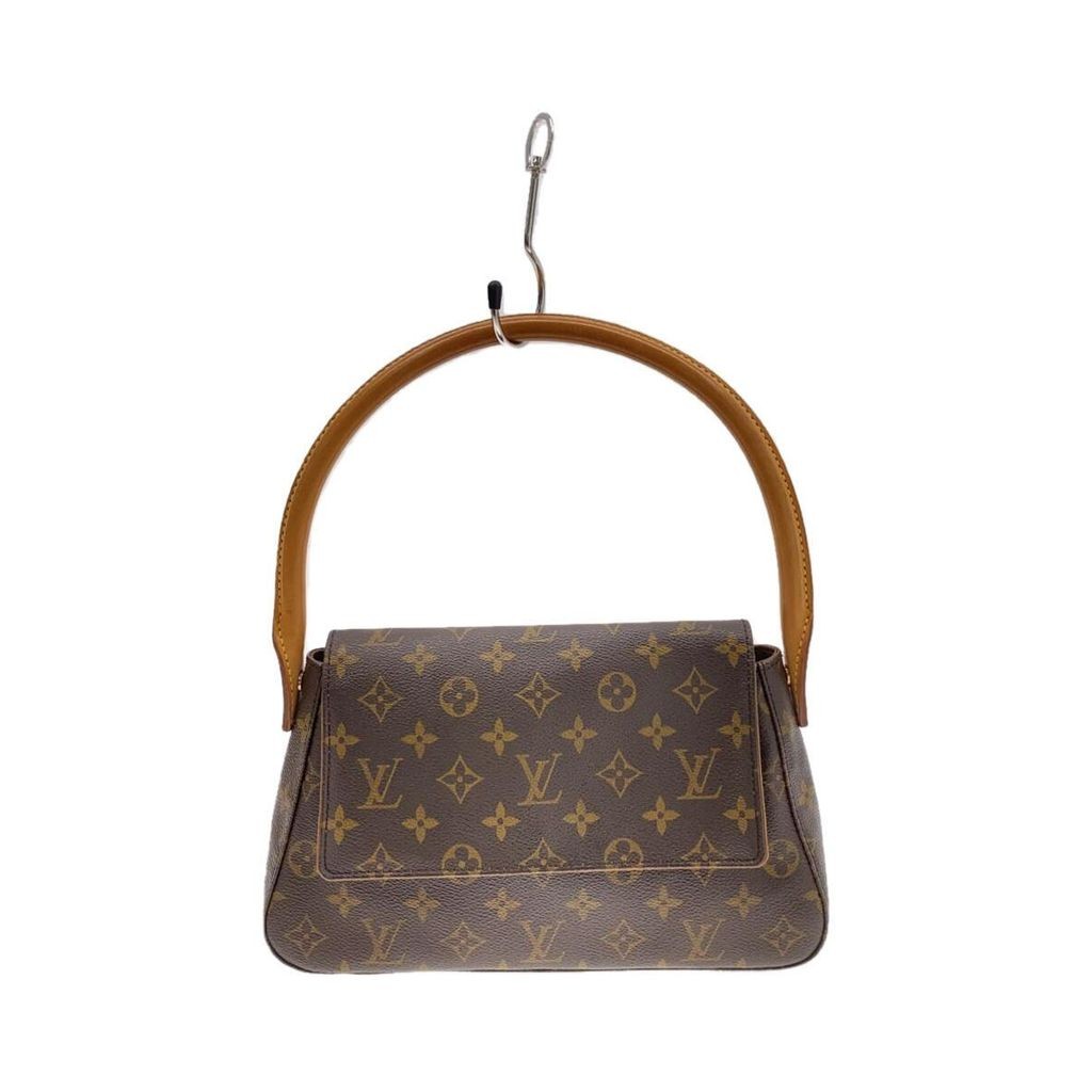 LOUIS VUITTON Handbag Mini Looping_Monogram Canvas_BRW PVC Brown M51147 Direct from Japan Secondhand