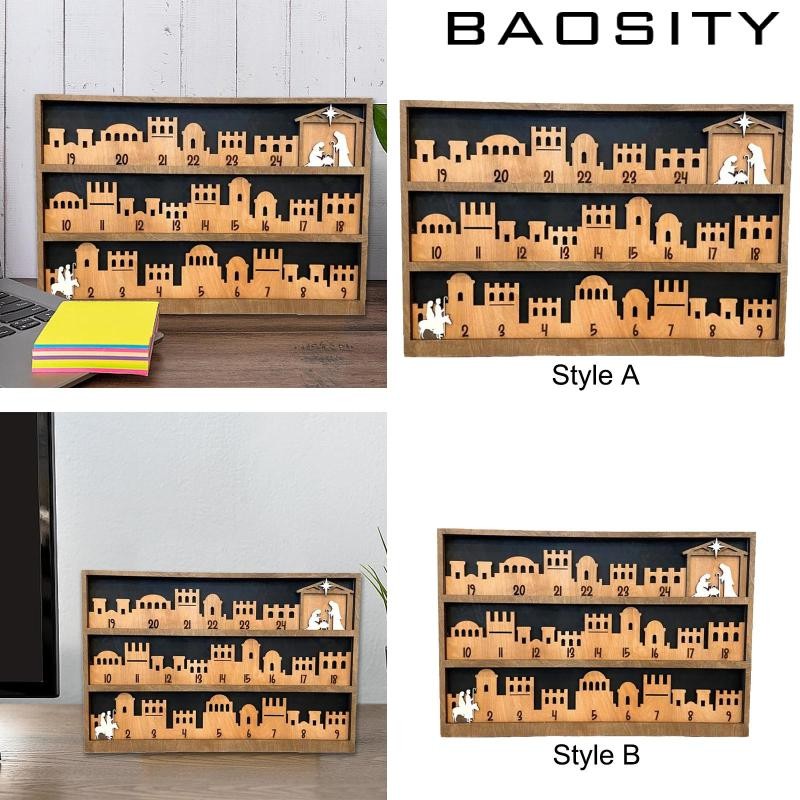 [Baosity] Nativity Advent Calendar 2024 Farmhouse Advent Calendar สําหรับ