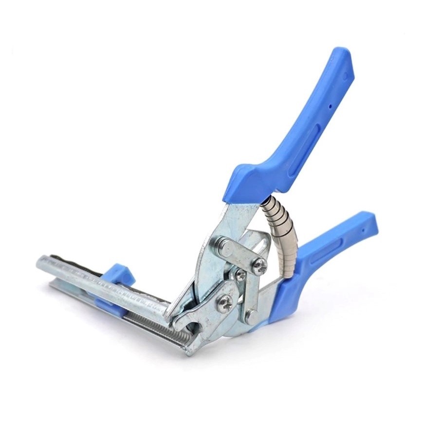 คีม คีมบีบลวด คีมหนีบห่วงมัดลวดตาข่าย ห่วงล็อกกรง ลวดบีบกรงไก่ แม๊กเย็บ ลูกแม๊ก เย็บสายไฟ กรงตาข่าย กรงนก กรงสัตว์เลี้ยง - รูปที่ 7