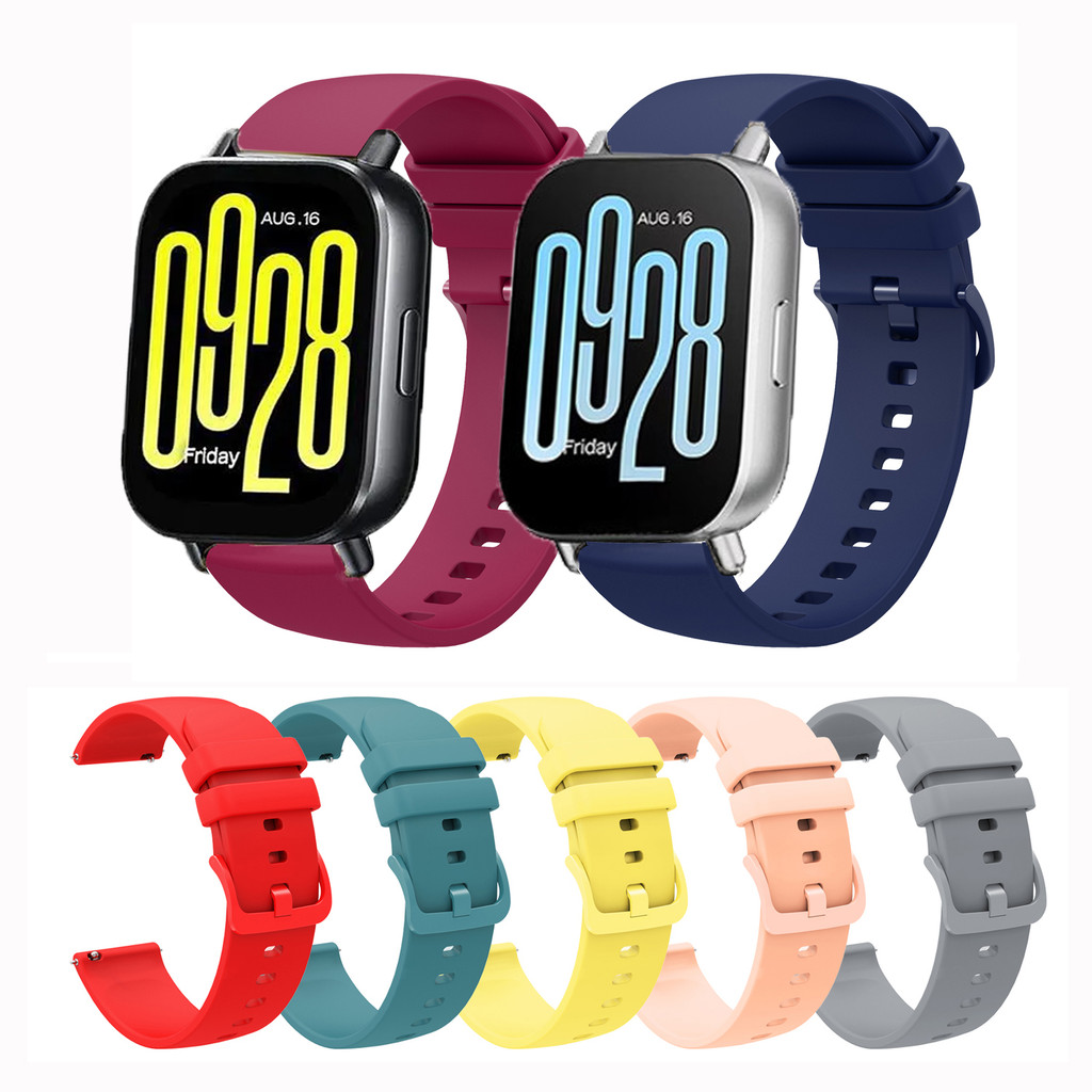 สายรัดซิลิโคนสําหรับ Redmi Watch 5 Active / Watch5 lite Soft กันน้ํา sport band แฟชั่น Xiaomi Smart Mi Watch สายรัดข้อมือ