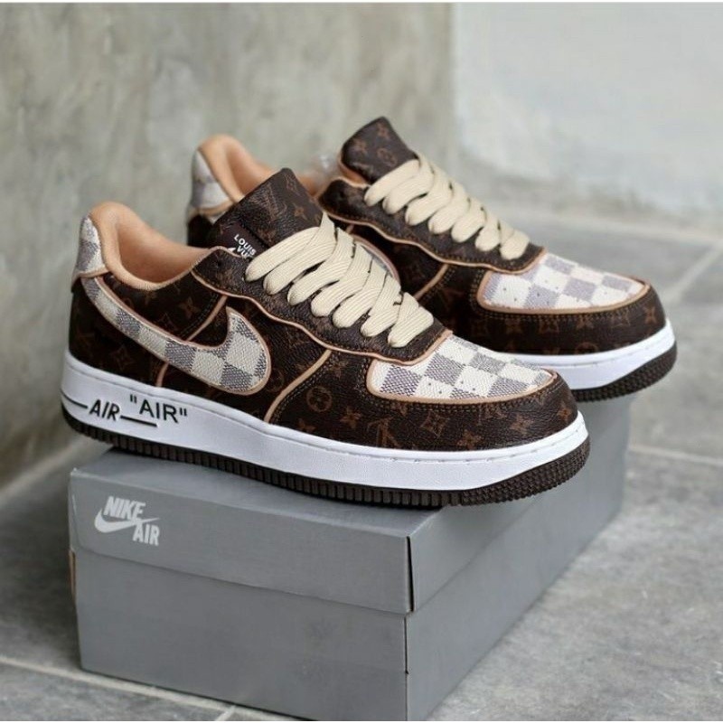 Nike Air Force 1 Louis Vuitton รองเท้าผ้าใบ