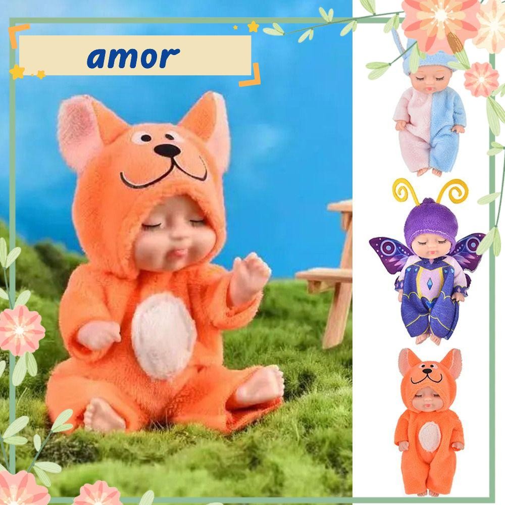 Amor12 ตุ๊กตาBJD,ข้อต่อที่สามารถเคลื่อนย้ายตุ๊กตานอนหลับจําลองที่สมจริง,ประสบการณ์การนอนหลับตุ๊กตาDIYนักสะสม