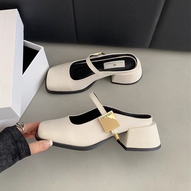 แมรี่เจน กันลื่น Mary Jane Breathable Mary Jane Soft Sole สวมใส่ด้านนอกนักเรียนเวอร์ชั่นเกาหลี