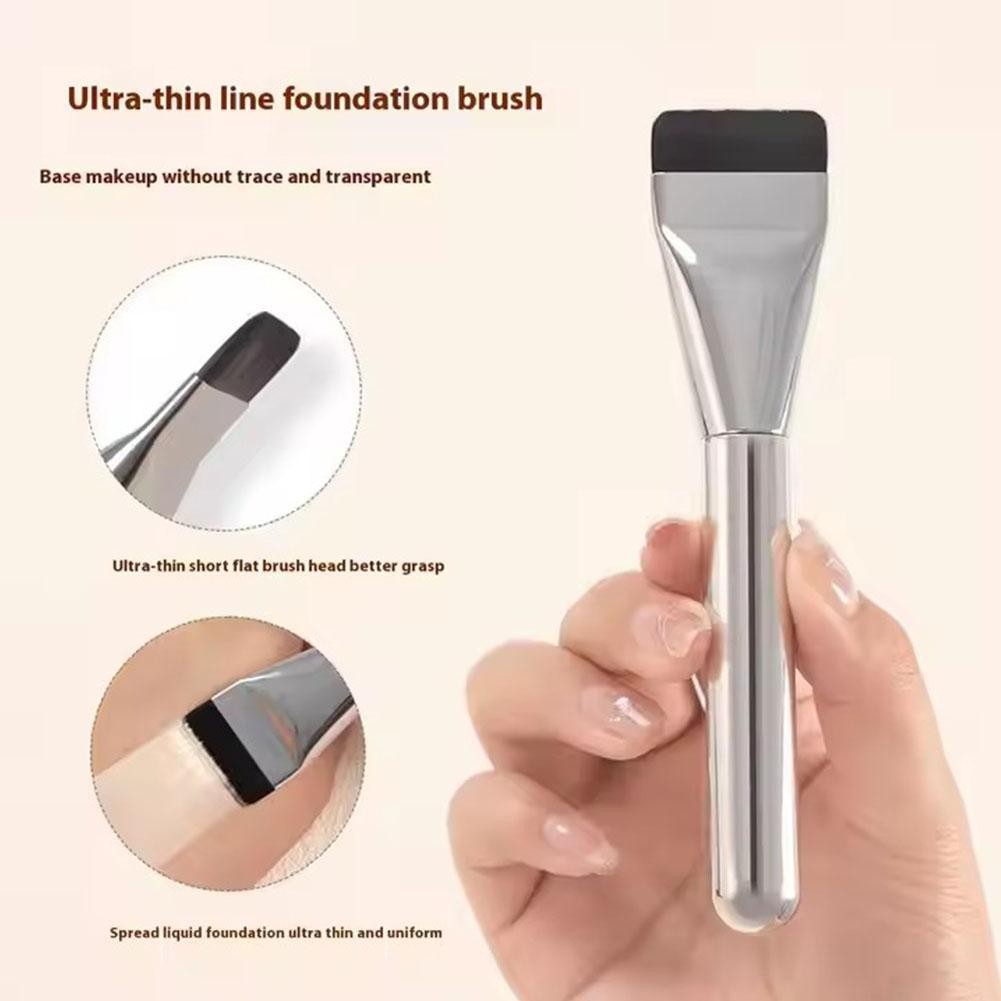 ชุดแป้งพัฟ Appliies Makeup Evenly Foundation Brush แต่งหน้าสร้างสับปะรดและพัฟ A P3j8