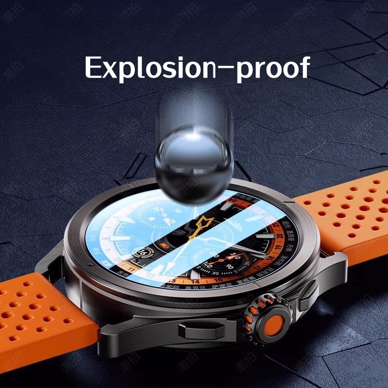 สําหรับ Xiaomi Watch S3/Watch S4 sport Screen Protector One-Click Full กาวฟิล์มสําหรับ Xiaomi Watch S4sport กระจกนิรภัยสําหรับ Xiaomi S3 ฟิล์ม ราคา ถูกที่สุด ดีลบีเคเค แกลเลอรีภาพที่ 3