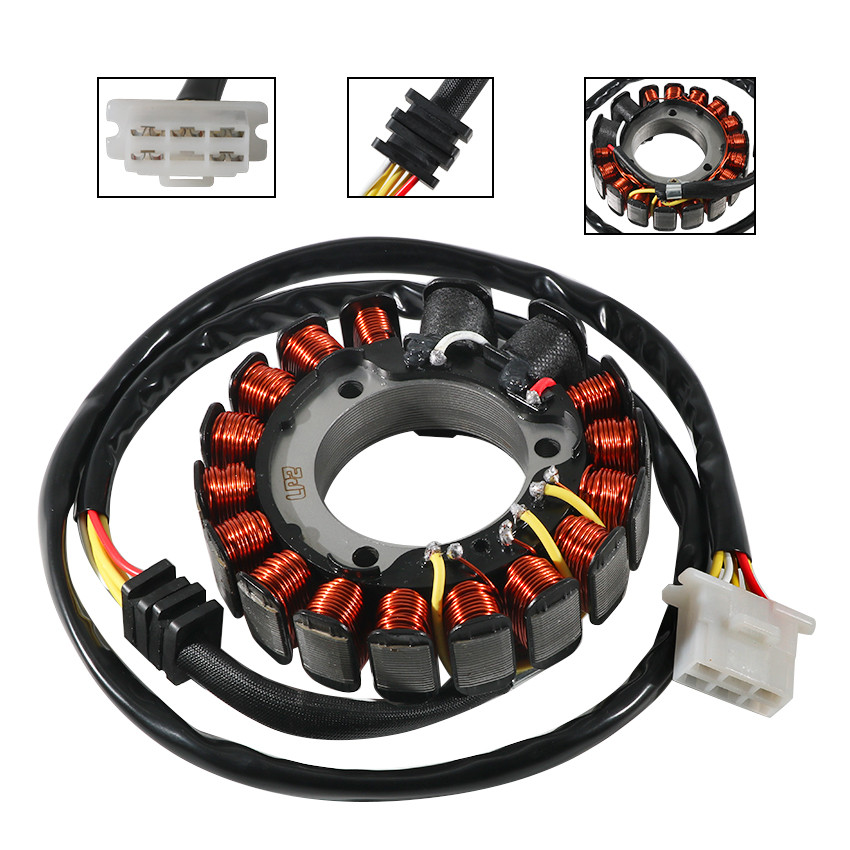 รถจักรยานยนต์จุดระเบิดเครื่องกําเนิดไฟฟ้า Stator Coil สําหรับ Kawasaki KL650 KL650 KLR650 OEM:21003-
