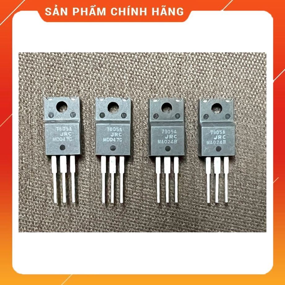 ตัวควบคุมแรงดันไฟฟ้า IC +5v 7805 7805A NJM7805 , -5V 7905 7905A NJM7905 . สินค้าใหม่ ของแท้ NEW JAPA