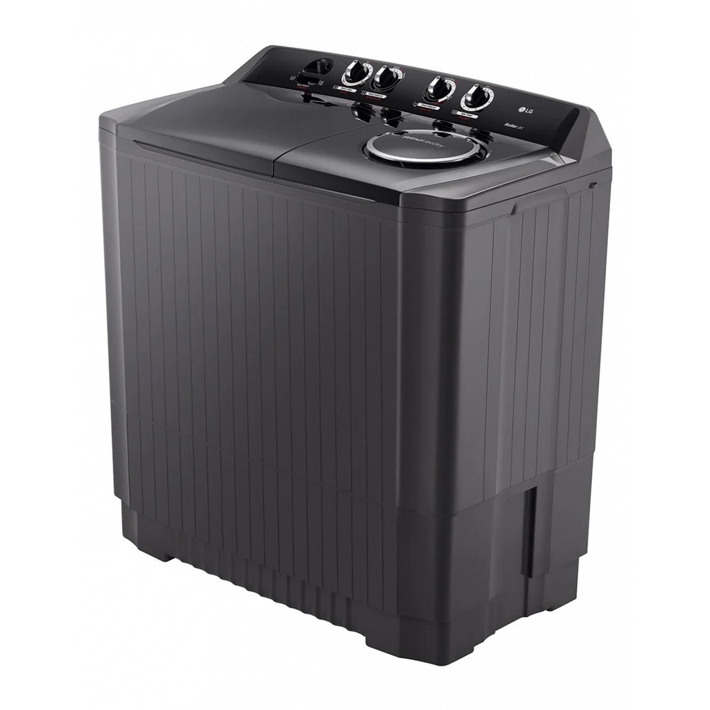 Lookpat_Mall LG เครื่องซักผ้า 2ถัง ขนาด 17 กก. รุ่น TT17NAPG.DBMPETH สีดำ ยอดขายอันดับหนึ่ง