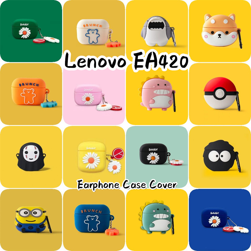 คุณภาพสูงสําหรับ Lenovo EA420 Case Casing Soft Silicone Headphone Case Trend Cartoon Series