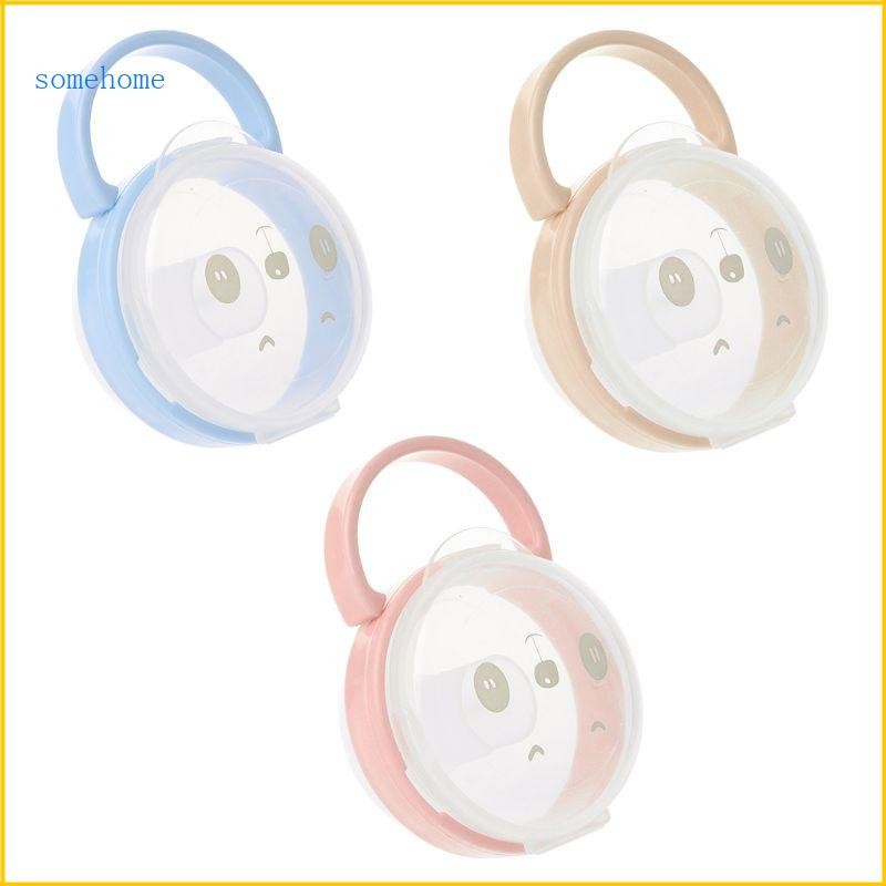 SOME แบบพกพาเด็กทารก Pacifier หัวนม Travel สําหรับกรณี Little รอบรูปร่างกล่องเก็บเด็กจุกนมหลอกคอนเทนเนอร์ผู้ถือ P