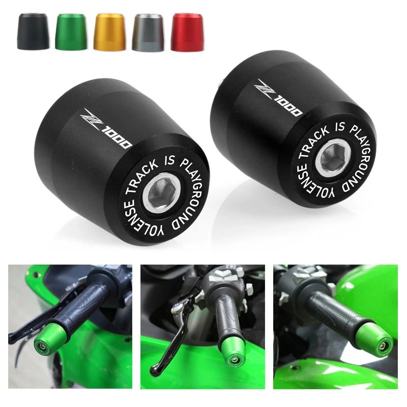 สําหรับ KAWASAKI Z1000 Z1000SX Z1000R Z 1000 1000SX 1000R รถจักรยานยนต์ Handlebar Grips ปลายจับมือบา