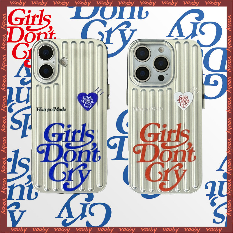 Soft Shell HUMAM MADE Girl Don,t Cry Label Bright Surface กระเป๋าเดินทางเคสโทรศัพท์เหมาะสําหรับ IPho