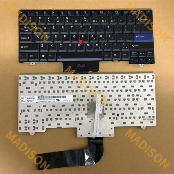 แป้นพิมพ์ภาษาอังกฤษสำหรับแล็ปท็อป Lenovo ThinkPad sl410 L410 sl510 l420 L410 l510 l412 l512 L520 421