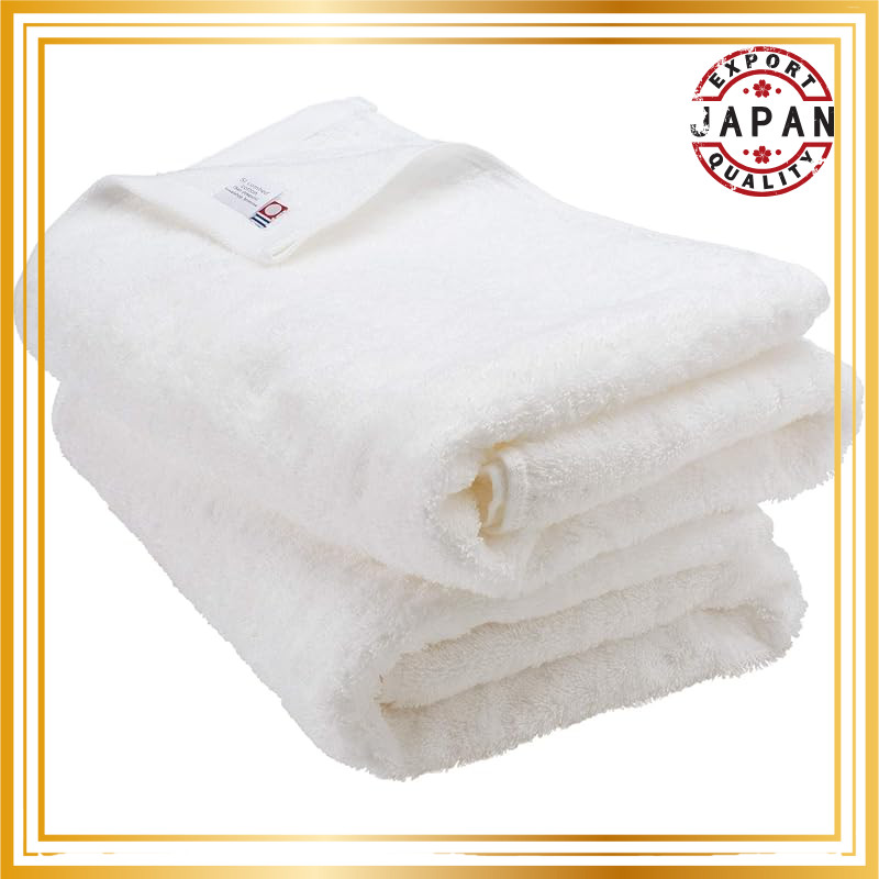 Bloom Imabari Towel Leon Bath Towel 2-Piece Set - Sanhokin Cotton【direct from Japan】
