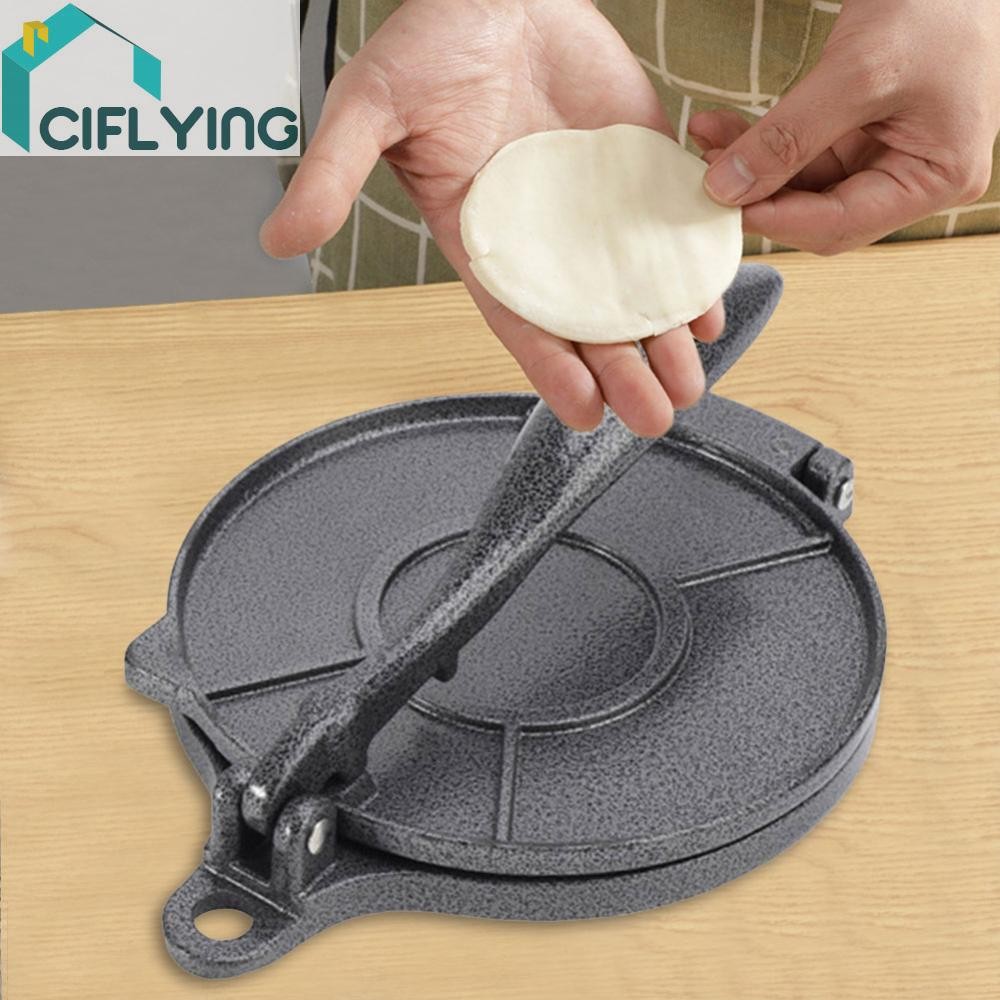 Tortilla Press DIY Dough Non-Stick Press Maker สําหรับพายพิซซ่าข้าวโพด (20 ซม.) [Ciflying.th]