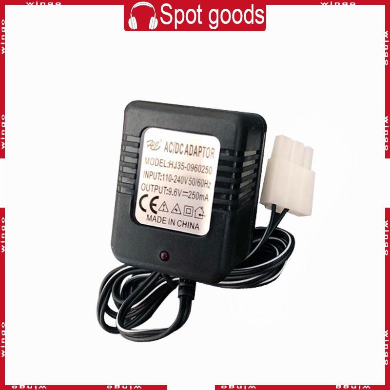 WIN ชาร์จชาร์จ KET-3P ปลั๊กอะแดปเตอร์ 9 6V 250mA เอาต์พุต RC ของเล่น