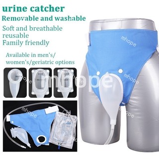 Urine Collector for The Elderly Urine Bag with Leak Proof Connector Drainage Bag Adult Diapers Pants