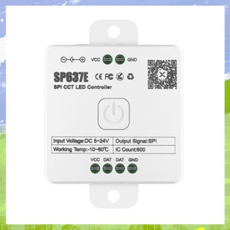 AND-SP636E SPI Monochrome Controller DC5-24v รองรับรีโมทคอนโทรลสัมผัส 2.4G