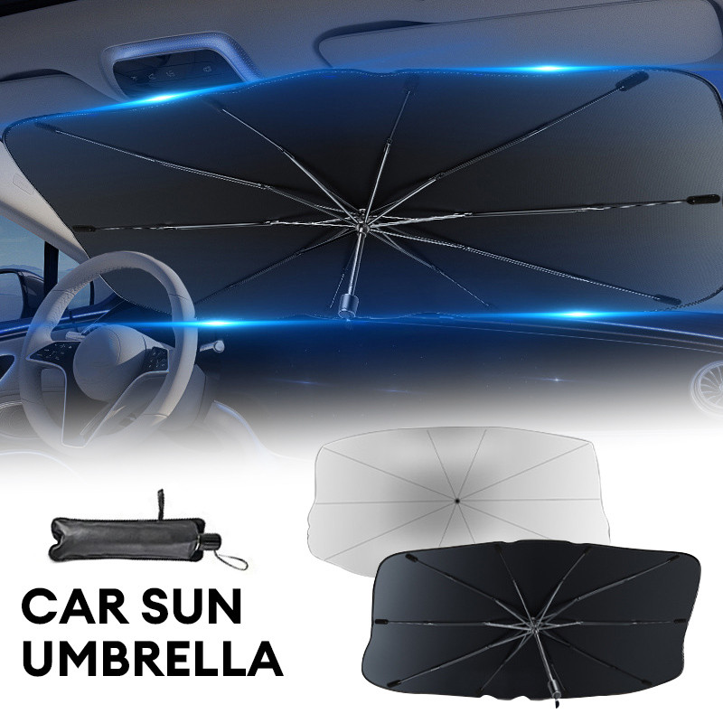 carboss ร่มบังแดดหน้ารถ Car Sun Shade Umbrella ของแท้ 100%แบบหนาพิเศษ(UV）.