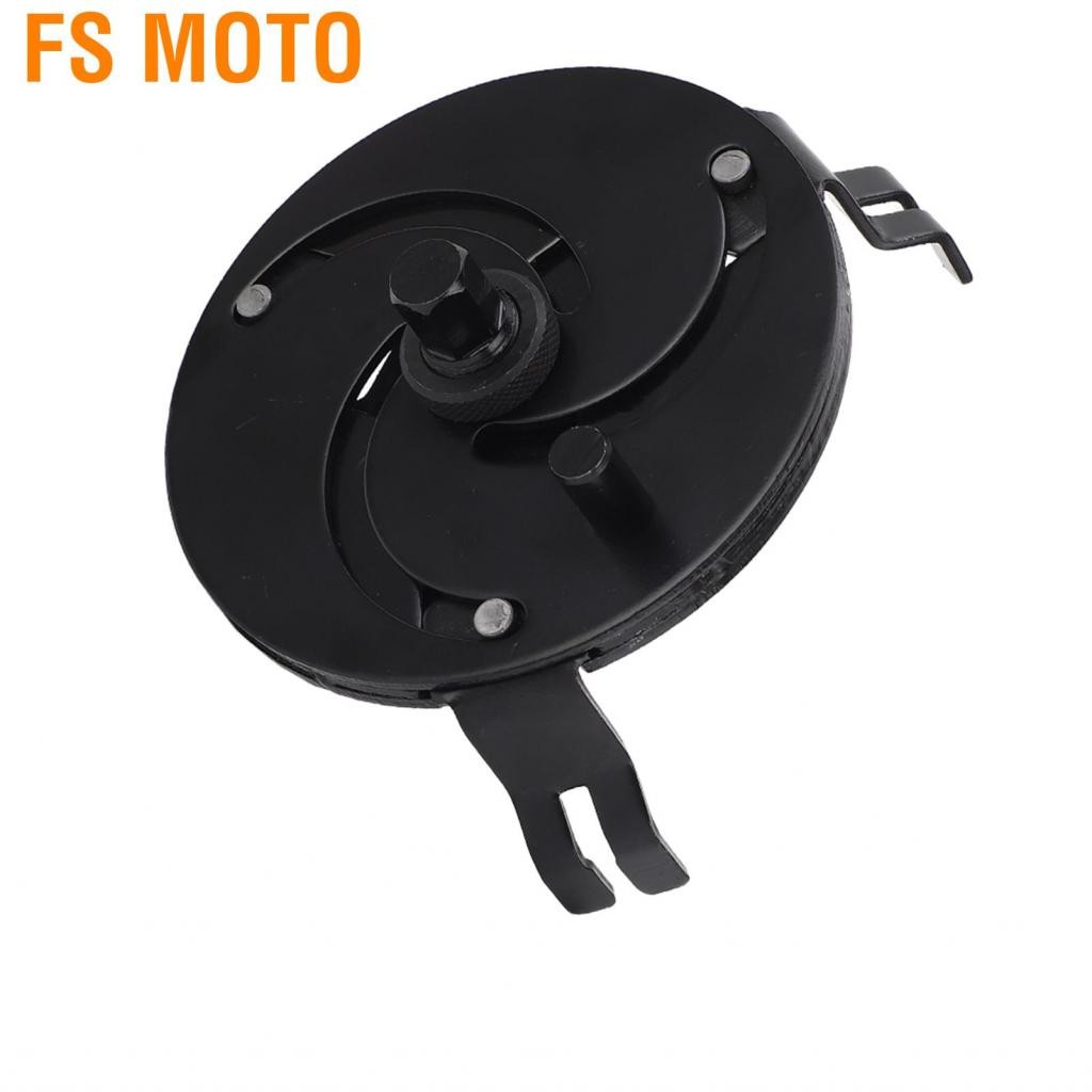 FS MOTO FS Moto-th Fuel Tank Lid Wrench Professional Remover Black Black Alloy ทำงานหนักปรับได้สำหรั