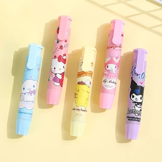 ⭐ยางลบแท่งกดสี🌈ด้ามการ์ตูน หลากสี📌สินค้าเลือกแบบ ✅พร้อมส่งในไทย ยางลบ เครื่องเขียน ลบคำผิดดินสอ