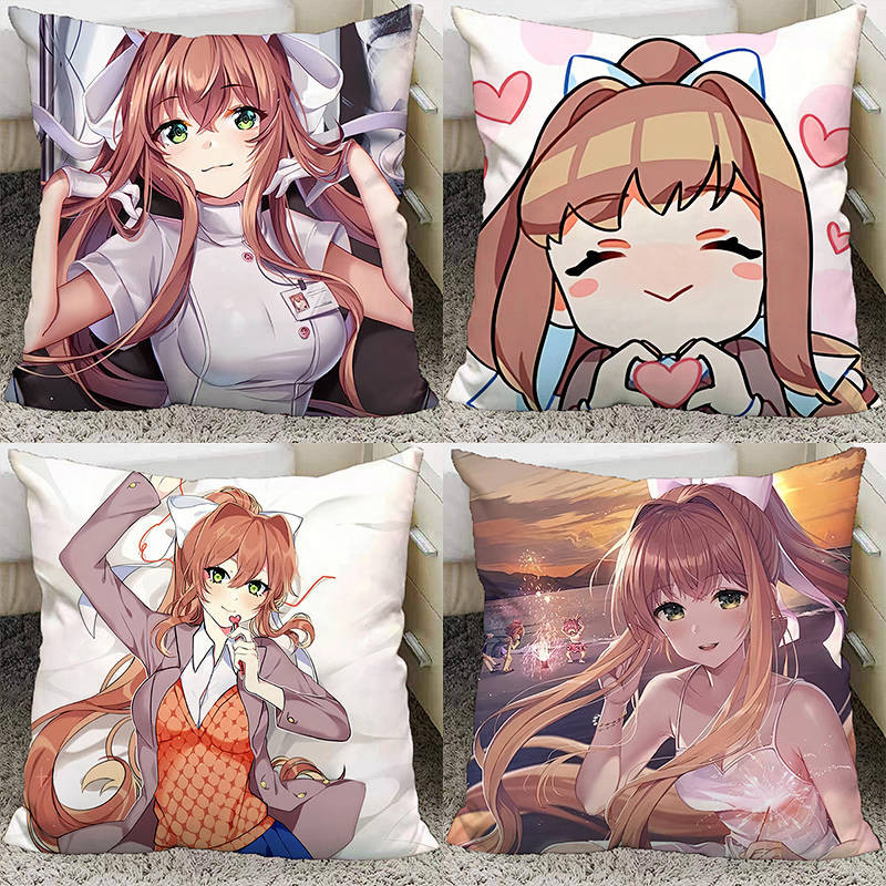 【Ready Stock】 DDLC Heartbeat Literature Department Surrounding the Game Pillow Monica Xia Shu Youli 