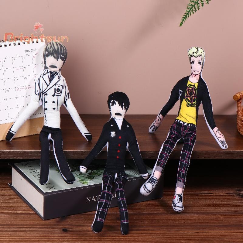 [BT-t] เกม Persona Cosplay ตุ๊กตา Ammiya Ren Ryuji Sakamoto Akechi Goro คอสเพลย์ตุ๊กตาผ้าฝ้ายตุ๊กตา 