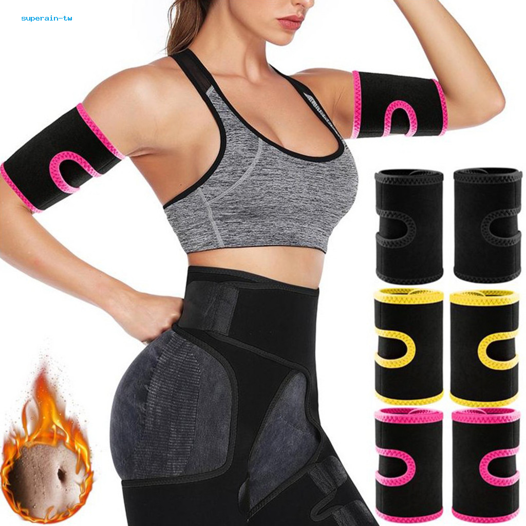 SR Breathable Arm Wrap Neoprene Arm Sleeve Neoprene Arm Trimmer Sleeve สําหรับและเหงื่อซาวน่าออกกําล