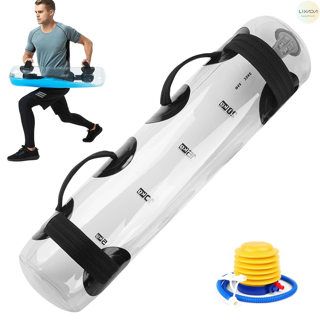 Lixada 25 กก. กระเป๋าน้ำหนัก Aqua Bag สำหรับการออกกำลังกายและฟิตเนส