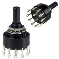 สวิตช์สวิตช์ไฟฟ้า หมุนได้ Dp6T, 1A, 125V - C5P0206N-A ODJ3