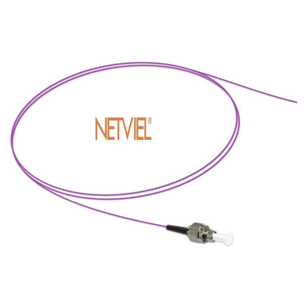 Netviel Pigtail FC, Simplex, Multimode OM4 50/125um, 1 เมตร (LSZH)