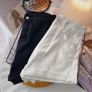 Vilaup - S-6XL Jean Shorts กางเกงยีนส์ ขาสั้น เอวสูง ไซส์พลัส ผู้หญิง