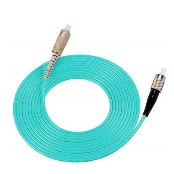 SC FC / FC SC simplex patchcord fiberoptic OM3 Multimode 20 เมตร LSZH